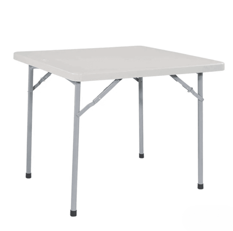 Used Square Foldable Table Square Folding Table - Furniture Solutions